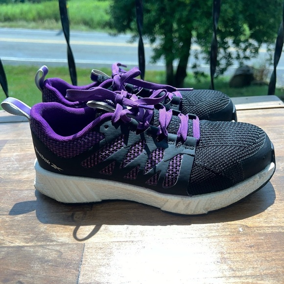 Reebok Women's Fusion Flexweave Safety Composite Toe Work Sneaker Size 7 Wide - Picture 6 of 11